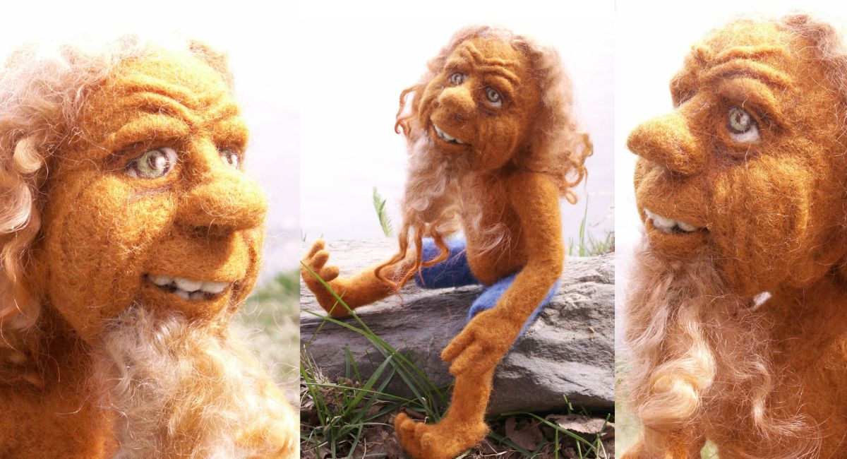 A Dude Named Alice in Needle Felted Wool