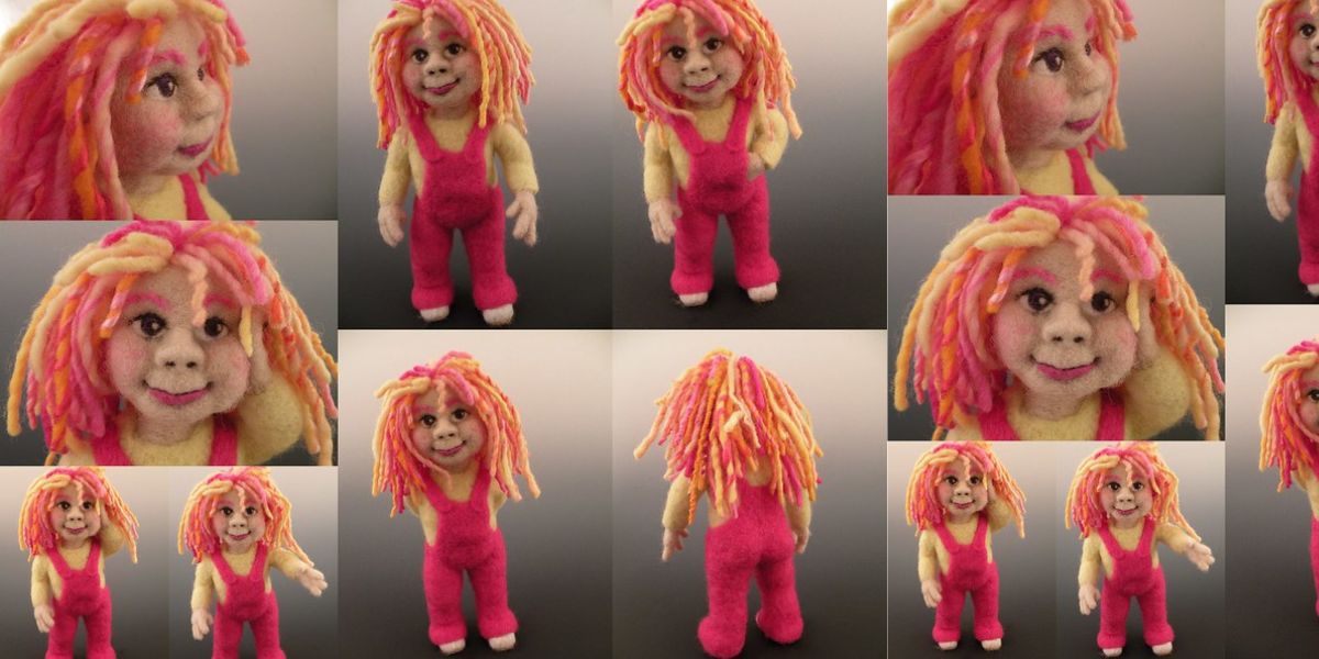 Daisy – A Felt Alive Needle Felted Doll
