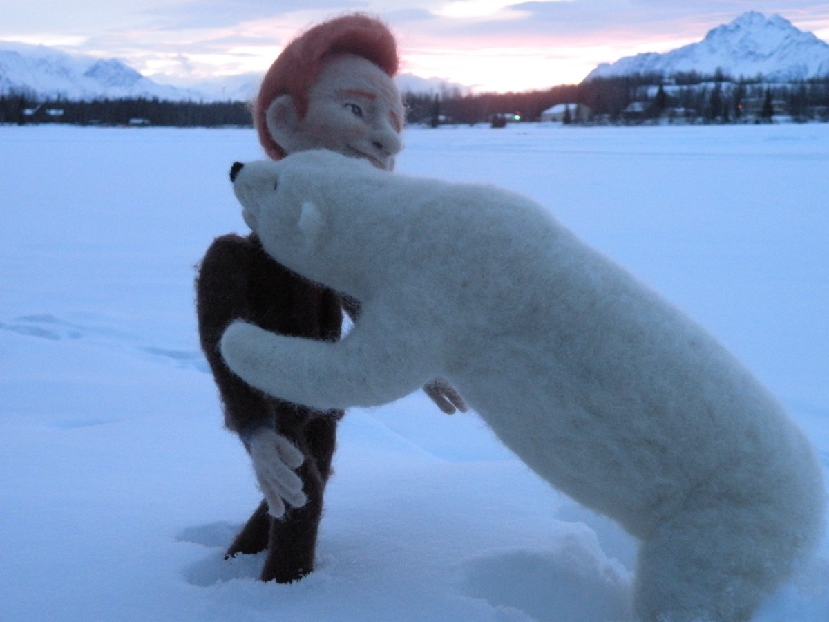 Needle Felted Stop Motion Animation