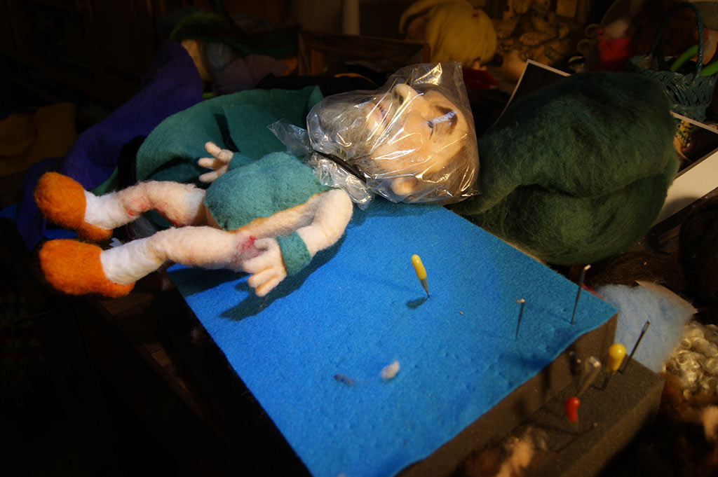 Needle Felting Tip – Bag the Head!