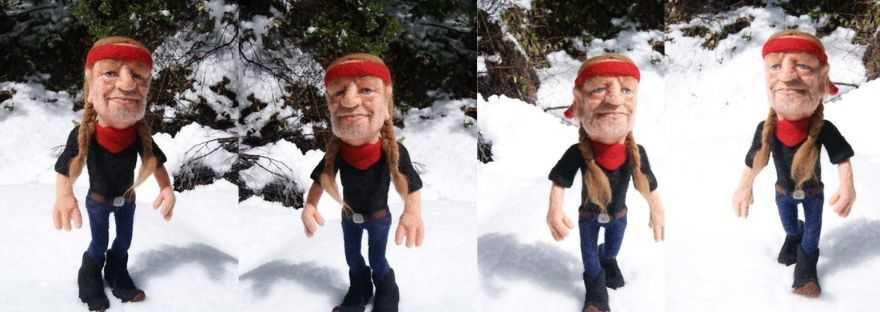 New Li’l Willie Nelson Doll – Needle Felted in Wool