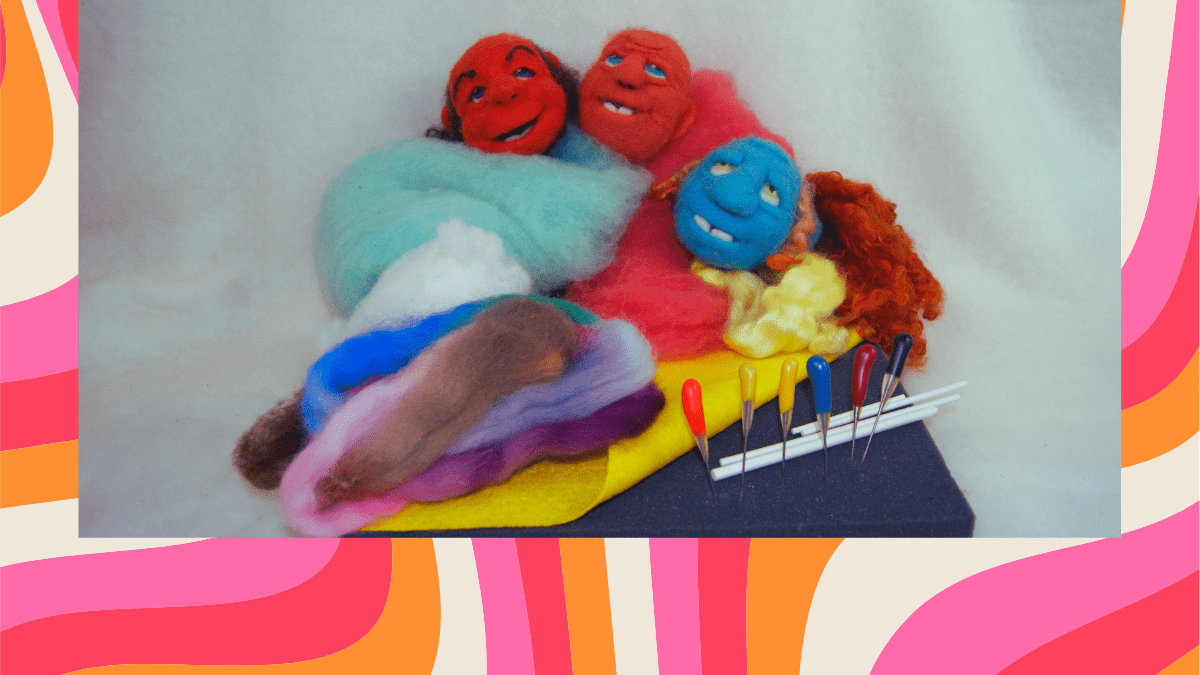 Needle Felting Explained: Roving or Batting?