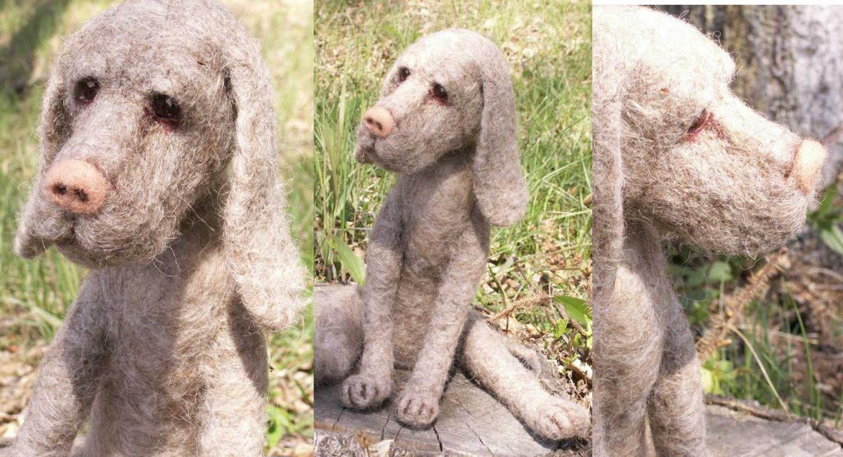 Rufus – My first soft-sculpted canine!
