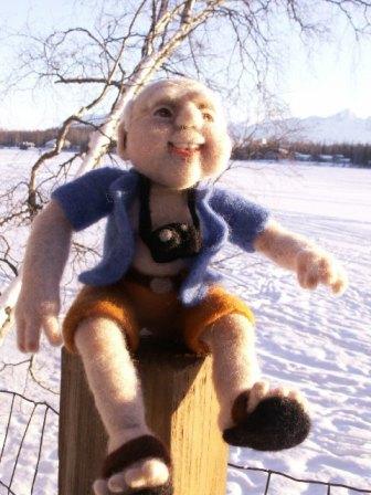 Hal - A needle felted doll by Felt Alive