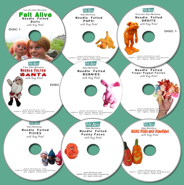 many fun free needle felting videos to watch online