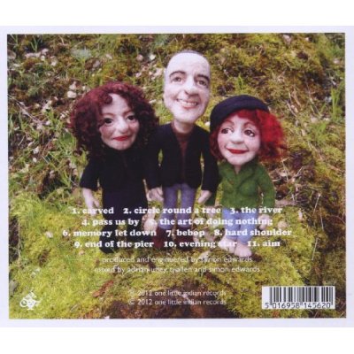 the pond cd back cover with Felt Alive Needle Felted Dolls