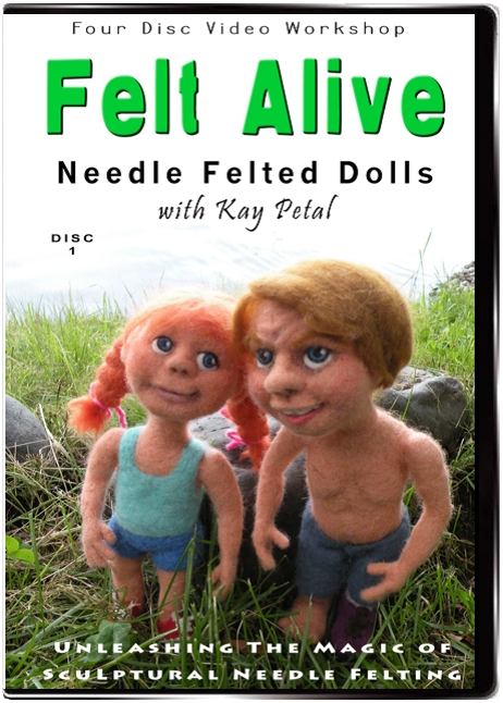 Felt Alive Needle Felted Dolls Video Tutorial on DVD