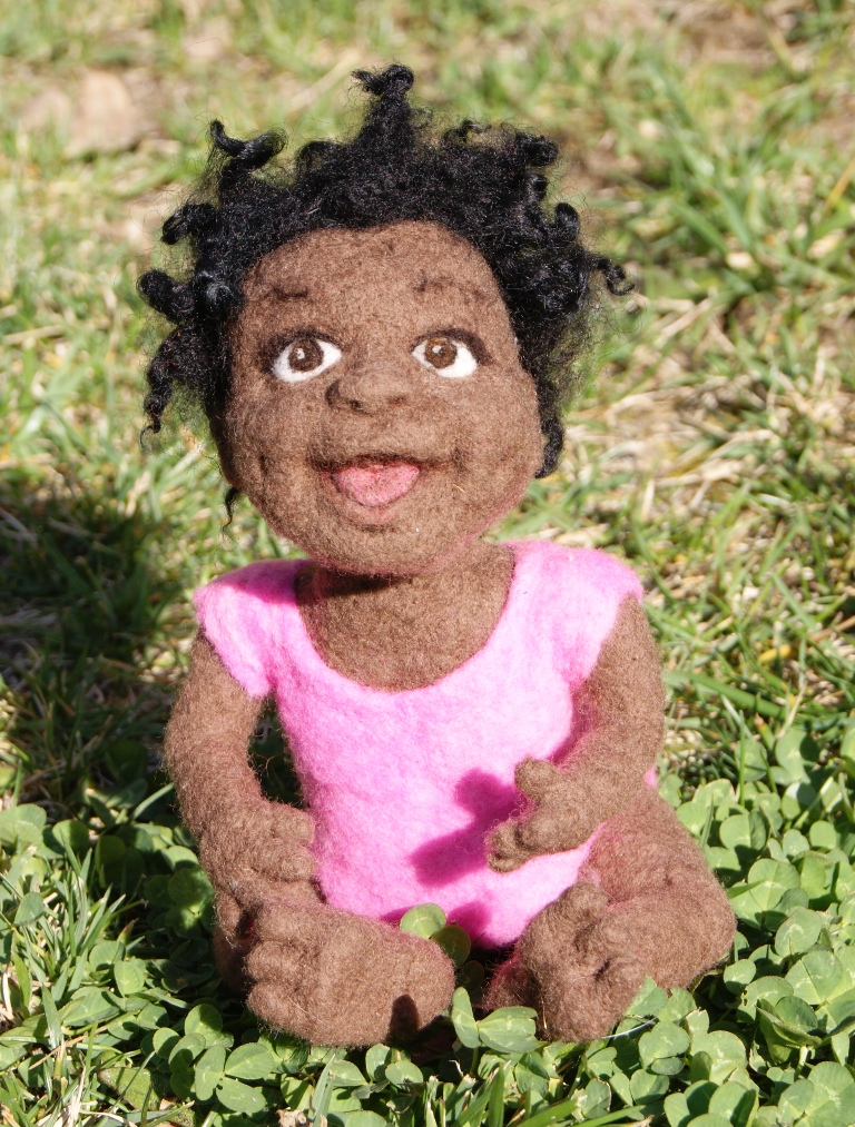 Baby Olivia Needle Felting by Felt Alive