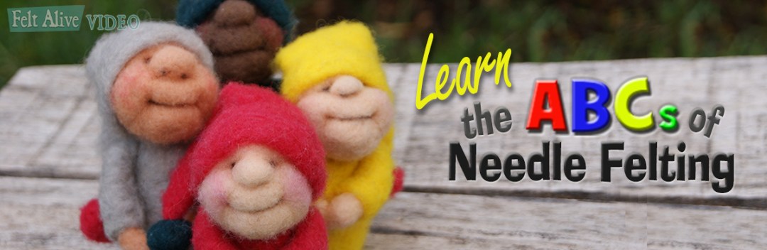abcs of needle felting video tutorial series