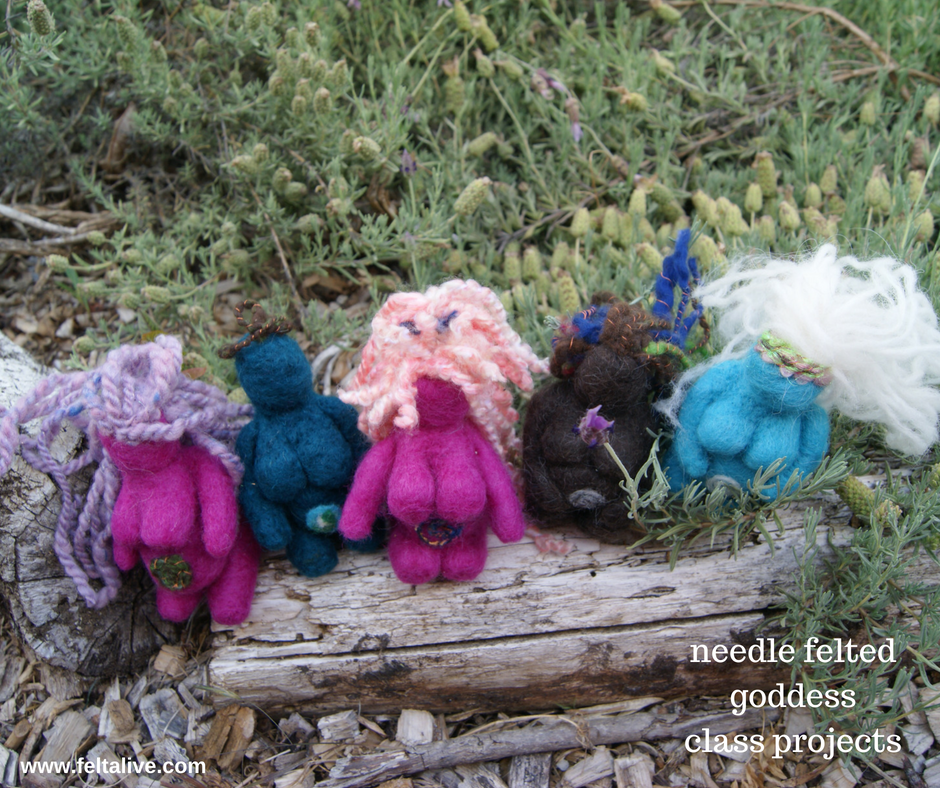 felting class needle felted goddess sculpture needle felted goddess sculpture class