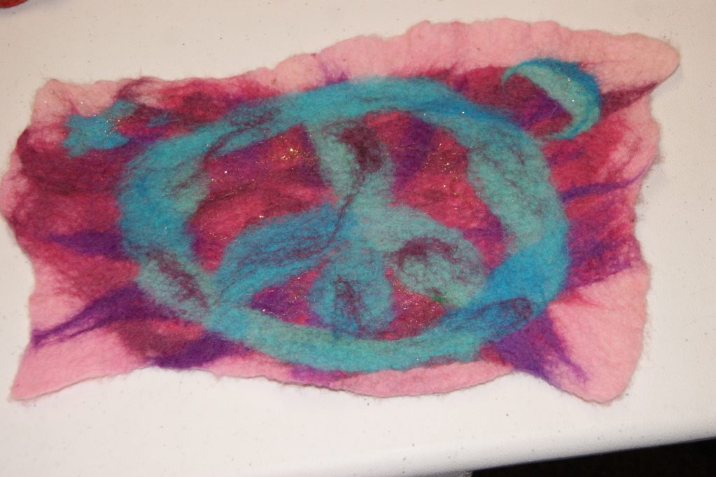 Wet Felting Class - Painting with Wool
