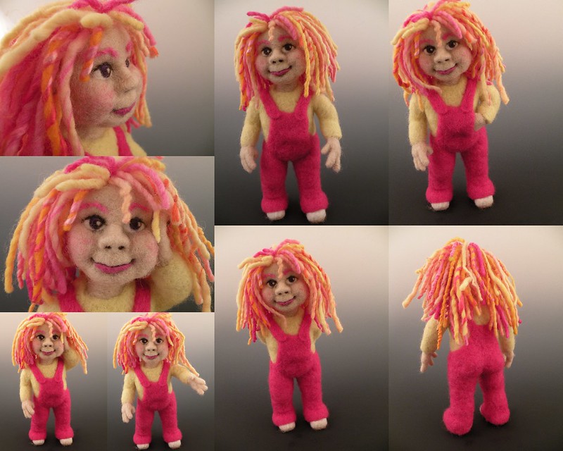 Little Daisy was a fun needle felting project.