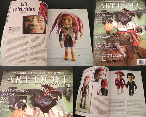 art doll quarterly featuring felt alive
