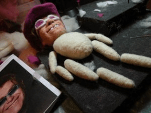 elton john coming to life needle felting the core body parts
