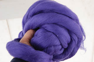 merino roving for spinning and traditional wet felting