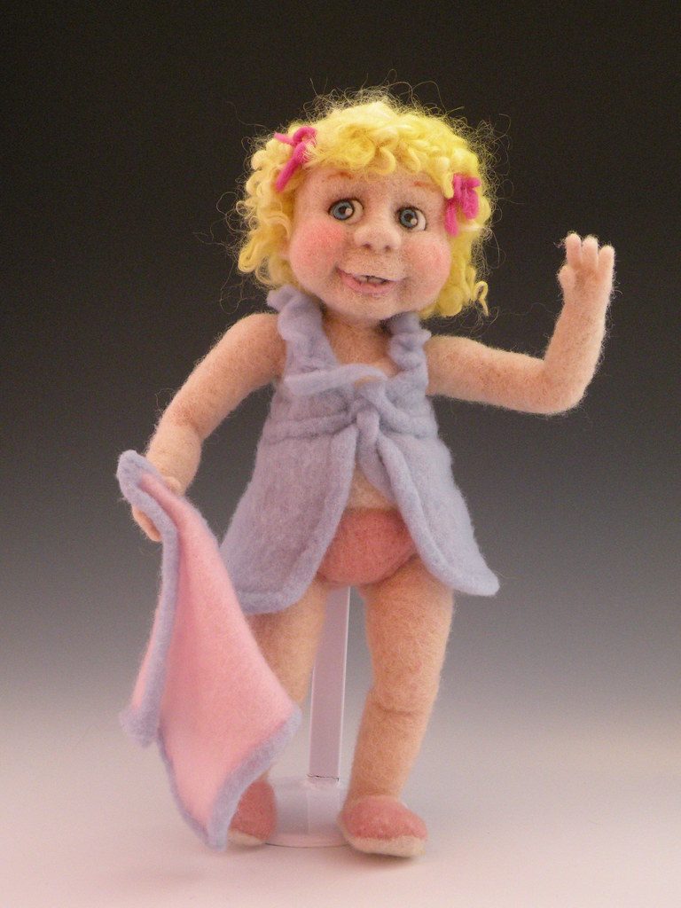 Evelyn in the New Light Box